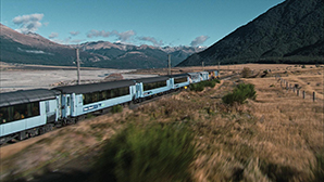 Mit dem Zug durch Neuseeland